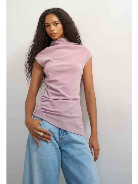 Topshop Bellis Γυναικείο Καλοκαιρινό Top Ροζ 31002216