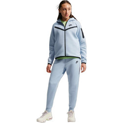 Nike Tech Γυναικείο Παντελόνι Φόρμας Fleece με Λάστιχο Γαλάζιο HV8698-440
