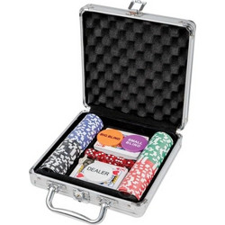 Σετ 100 Αριθμημένες Μάρκες Poker σε Βαλίτσα με 2 Τράπουλες 41660