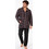 Comfort Χειμωνιάτικη Ανδρική Ρόμπα Fleece Καρό Καφέ 2627K1311