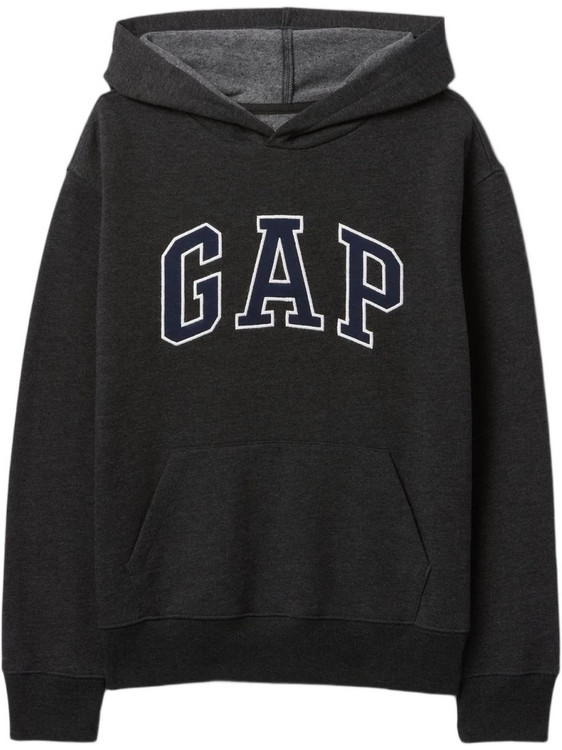 Gap Παιδικό Φούτερ με Κουκούλα Μαύρο 743960000
