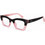 Frog Optical F398 Γυναικεία Γυαλιά Πρεσβυωπίας +1.00 Κοκάλινα Μαύρα Ροζ
