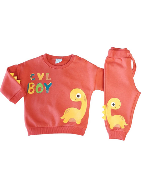 Sweet Baby Βρεφικό Σετ Φόρμας για Αγόρι Χειμωνιάτικο Rusted B8341