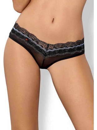 Obsessive Γυναικείο Sexy Slip με Δαντέλα Μαύρο 5901688219751
