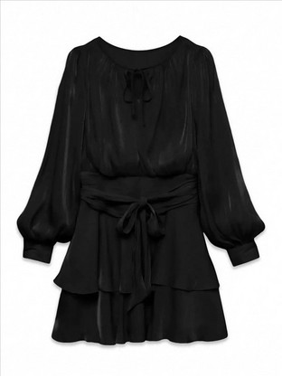Vero Moda Mini Φόρεμα για Γάμο / Βάπτιση Μαύρο 10355748