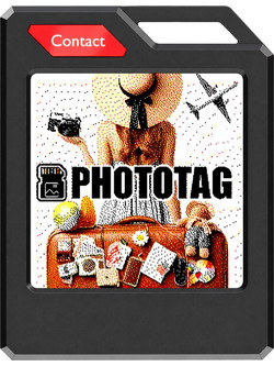 PhotoTag P30 Anti-Lost Tracker Apple Find My / Google Find My Device Black