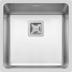 Pyramis Lume Ένθετος Νεροχύτης Inox Σατινέ 40x40cm 101023701