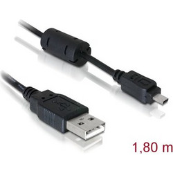 Delock Cable camera Casio 8pin UC-E6 USB 1,83m (82414)