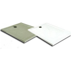 Sanitec A-201 Ντουζιέρα 80x120 Ορθογώνια Flat Χυτή