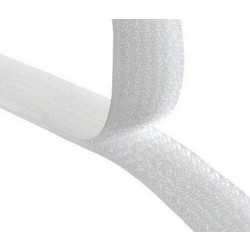 Fabi Ταινία Αυτοκόλλητη Λευκό Βέλκρο Velcro 25mm x 2m