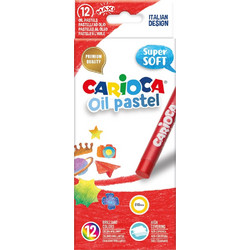 Λαδοπαστέλ CARIOCA SUPER SOFT σετ 12 τεμαχίων