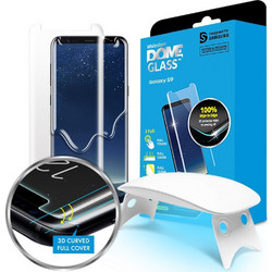 WHITESTONE DOME Γυαλί προστασίας Fullcover 3D 9H 0.33MM FULL CURVED για Samsung Galaxy S9 - ΔΙΑΦΑΝΟ