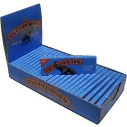 Κουτί με 25 χαρτάκια Old Holborn fine weight blue