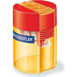 Ξύστρα Staedtler 512 - Δπλή (με δύο οπές) - Βαρελάκι STAE512006