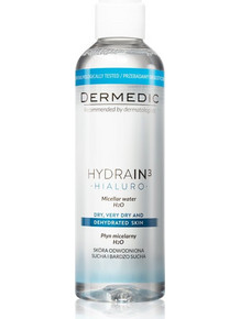 Dermedic Hydrain3 Hialuro Micellar Water Ντεμακιγιάζ για Ξηρή Επιδερμίδα 200ml