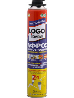 Logo Αφρός Πολυουρεθάνης Economy Pu Συγκολλητικός 750ml
