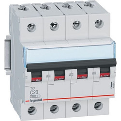 TX3 ΑΣΦΑΛΕΙΑ 6kA ΤΥΠΟΥ C 4Π 40Α - (403566) Legrand 85403566