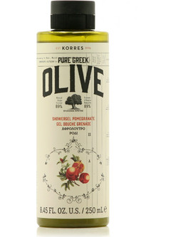 Korres Pure Greek Olive Pomegranate Αφρόλουτρο σε Gel 250ml