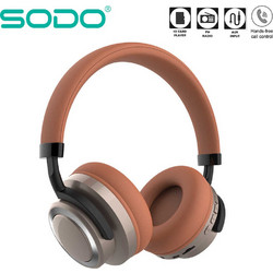 SODO SD-1005 Ασύρματα Bluetooth Ακουστικά On Ear Χρυσά