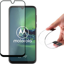 Wozinsky Nano FlexiGlass Tempered Glass - Fullface Αντιχαρακτικό Γυαλί Οθόνης Motorola Moto G8 Plus - Black (9111201892217)