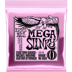 Ernie Ball 2213 Σετ 6 Χορδές Ηλεκτρικής Κιθάρας Nickel Plated Steel 105-48"