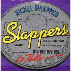 La Bella Slappers Sn40 Σετ 4 Χορδές Ηλεκτρικού Μπάσου Nickel Plated Steel 40-95"