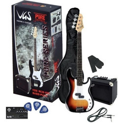 VGS RCB100 E-Bass Pack - 3-tone Sunburst