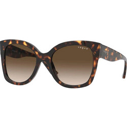Vogue VO5338S W656/13 Γυναικεία Γυαλιά Ηλίου Πεταλούδα Κοκάλινα Ταρταρούγα με Καφέ Degradee Φακό