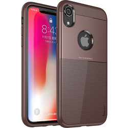 iPaky Shield case cover iPhone XR - Brown