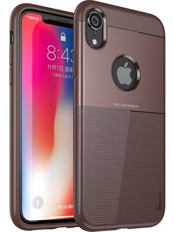 iPaky Shield case cover iPhone XR - Brown
