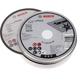 ΔΙΣΚΟI ΚΟΠΗΣ 10 ΤΕΜ BOSCH INOX 115ΜΜ 1ΜΜ 2608603254