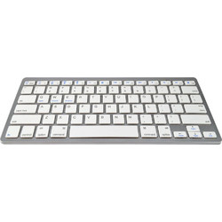 Mobilis BK3001 Silver White Ασύρματο Πληκτρολόγιο