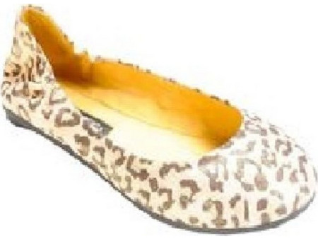 Μπαλαρίνα Footzyfolds Betsy Animal Print gold 979308