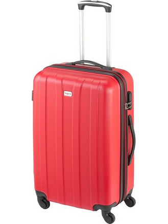 Princess Traveller Canberra Βαλίτσα Μεσαία 67x44x30cm με 4 Ρόδες Κόκκινη