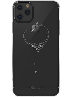 Kingxbar Wish Series case decorated with original Swarovski crystals iPhone 11 Pro black