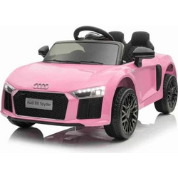 Audi R8 Spyder Licensed Ηλεκτροκίνητο Παιδικό Αυτοκίνητο Διθέσιο με Τηλεχειριστήριο 12V Ροζ