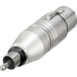Neutrik NA-2FPMM - Προσαρμογέας από Female XLR 3 πόλων σε RCA Male