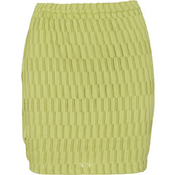 Kendall + Kylie Μίνι Φούστα Υφασμάτινη Ψηλόμεση Pencil Lime KKC.0SR.050.R02