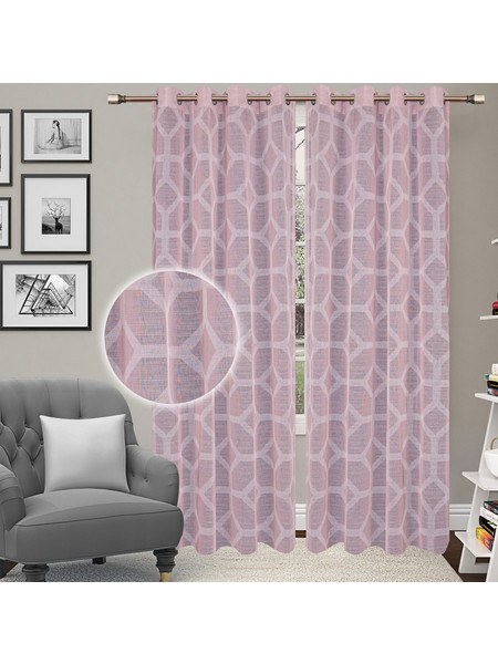 Vasilas Home Κουρτίνα με Τρουκς 140x270 JC2308-04 Λιλά