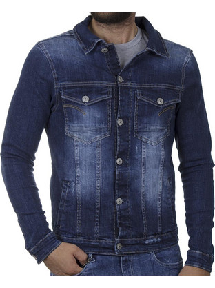 Back2Jeans NY1A SS20 Ανδρικό Μπουφάν Τζιν Μπλε