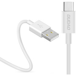 Dudao L1T Καλώδιο Type-C to USB-C 1m Λευκό