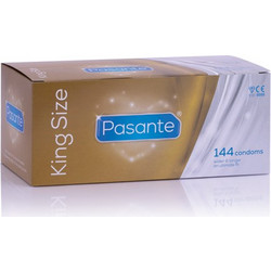 Pasante King Size Προφυλακτικά με Λιπαντικό 144τμχ