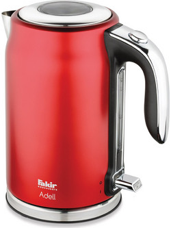 Fakir Adell Ανοξείδωτος Βραστήρας 1.7lt 2200W Κόκκινος
