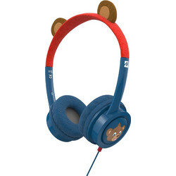 ifrogz Little Rockerz Costume Bear Ενσύρματα Παιδικά Ακουστικά On Ear Μπλε