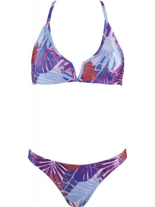 Gsecret Bikini Set Τριγωνάκι με Ενίσχυση Ψηλόμεσο Brazil Μωβ C9281-12462