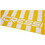 Cressi Stripe Πετσέτα Θαλάσσης Microfiber Κίτρινη 90x180cm
