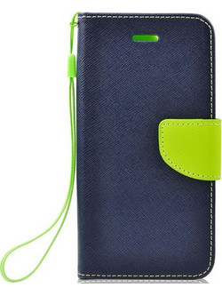 Θήκη OEM Fancy Book για Samsung A415 Galaxy A41 Flip Cover Navy Lime