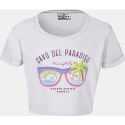 Firefly Fleur Παιδικό T-Shirt Κοντομάνικο Λευκό GT38-0001