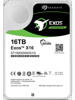 Seagate Exos X16 16TB HDD Σκληρός Δίσκος 3.5" Sata 3 7200rpm με 256MB Cache