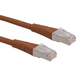Roline S/FTP Cat.6 Καλώδιο Δικτύου Ethernet 7m Brown